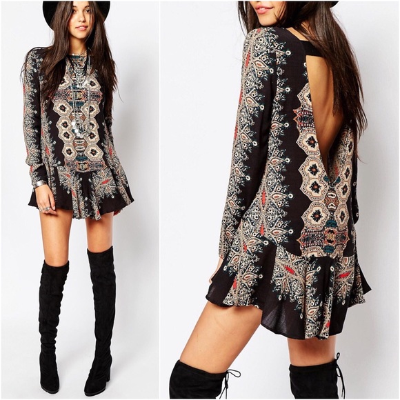 Free People Tops - Free People • Smooth Talker Pattered Tunic